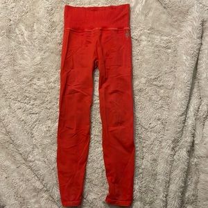 XS red yoga pant Free People movement